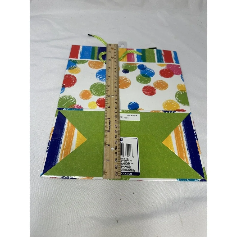 4 BAGS‎ VOILA gift bag party bag BIRTHDAY approximately 5X10 inch 12 inches tall